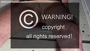 Mature slut's gloryhole creampie makes us orgasm in stockings