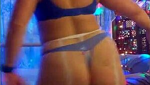 hotwife steffi butterfly dances her wet milf pussy solo