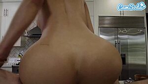 oh god this juicy latina milf housewife rides stepson cock squirting everywhere barefoot