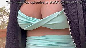 artemisia love struts beach flashing juicy tits publicly 🍑🌊😏