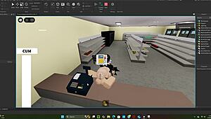 oh man, those big tits in roblox anims got me... ugh