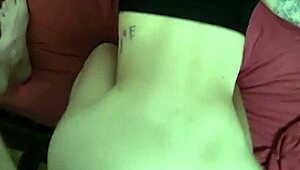 envy x moans in ecstasy as huge dildo stretches her tight holes and muscular body gets railed hard