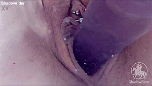 She teases with dildo in bathtub saving best orgasm for last