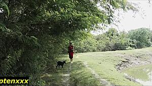 desi village beauty surrenders to college boy's intimate village romance