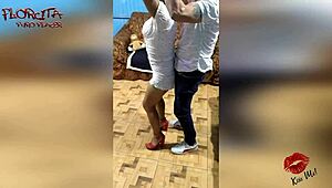 milf prefers anal creampie over pussy when fucking her padrino homemade facial style