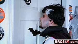 whoa cecilia's halloween group bang turns into wild trick-or-treat ride!