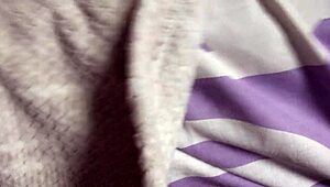 Peeing Latina Nerd Masturbates Dripping Wet Pussy with Vibrator Watching Huge Cocks