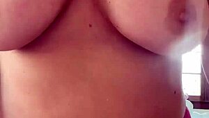 oh fuck this dirty talking chick's huge tits make me cum so hard
