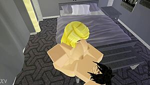 Blonde cutie craves my monster cock, rides it cowgirl style till she cums hard.