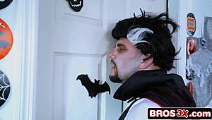 whoa cecilia's halloween group bang turns into wild trick-or-treat ride!