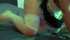 curious guy soaks wife in piss then rams her ass deep