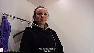 horny czech teen shoplifts then trades pussy for clothes in public mall cash sex