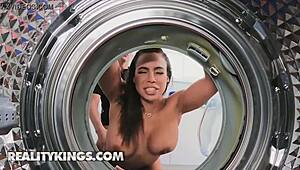 alex mack pounds luna star's big booty pussy doggystyle and missionary deep