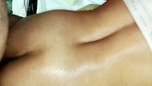 stepsister's tight asshole stretched wide filled with hot cum during rough desi doggystyle pounding