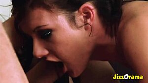 jizzorama sluts turn casting into wild threesome