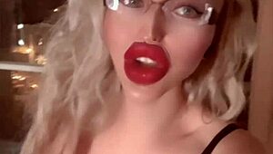 Feet Goddess Slave in BDSM Leggings Glasses Long Nails Crushes Haters Response!