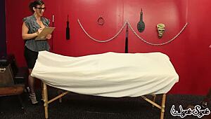 sara jay's fishnets barely contain her cowgirl ride blowjob tease