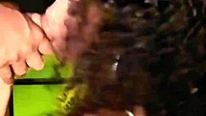 whoa i gag so hard on this dick sloppy deepthroat from curvy latina babe