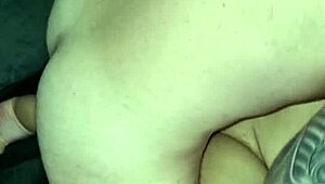 Muscular latina chubby wife rides cock bent over doggystyle close-up wet pussy ass shaking