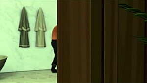 oh man i can't believe this shemale bride cheats on wedding day fucking fiance's ass with creampie before sims 4 ceremony.