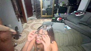 my wife brought her hot latina friends to the party and everyone got some brazilian action