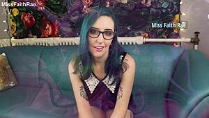 week 32 and this tattooed emo goddess dishes out a fresh jerk-off punishment task