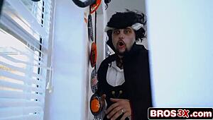 whoa cecilia's halloween group bang turns into wild trick-or-treat ride!