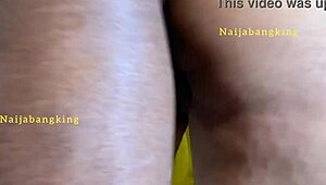 curvy bbw girlfriend bends for african friend's monster black cock doggystyle