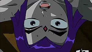 whoa teen titans raven goin hard with that anal cumshot action damn 🔥💦