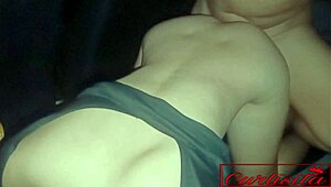 Cheating Wife Ripped Clothes Fucked Creampie Backseat