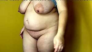 Fat best friend barebacks milf wife's shaved pussy doggystyle cuckold creampie impregnates her accidentally