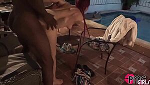 Viper Vixen Gags on Jamie Knox's Massive BBC Deepthroat