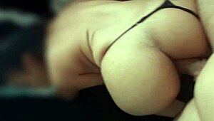 Morena Tinder Hookup Tries Taking Monster Cock Deep in Her Ebony Ass Anal