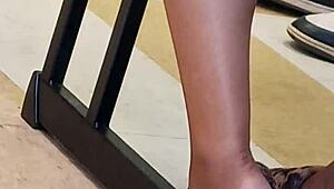 Those LIGHTSKIN SOLES on Ebony Teen 18+ Candid Hot!