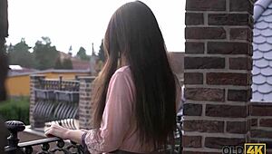 Lana ray spreads legs wide for old man pounding her tight young pussy hard