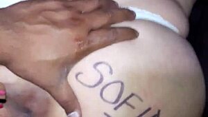 prostitute wife with big ass takes deep cock thrusts