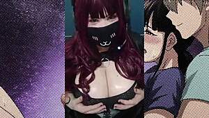 Goth girl big natural tits roleplay virtual sex JOI dirty talk instructions