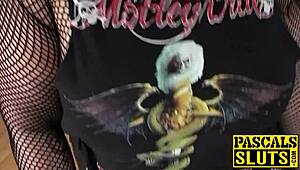 Mesmerizing submissive British babe bound and roughly dominated by maledom master