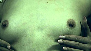 elizamars sensually explores her vintage body in softcore solo