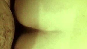 couple's big ass amateur babe rides until creampie finishes the homemade drive home