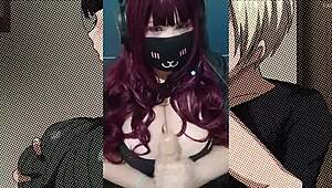 Goth girl big natural tits roleplay virtual sex JOI dirty talk instructions