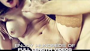 stepmom amiee cambridge takes her first taboo dp with young studs!!