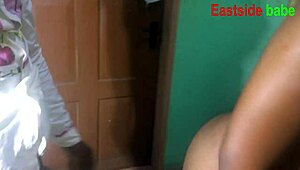 office lecture turns into ebony bbw raw doggystyle creampie deepthroat pounding