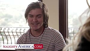 Alexis Malone's busty holes get stuffed full for Christmas!