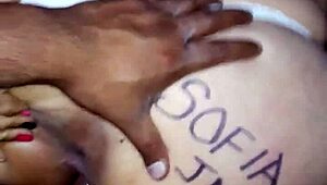 prostitute wife with big ass takes deep cock thrusts