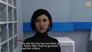 she takes that leap of faith, bouncing those massive tits in epic style