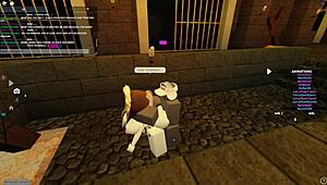 Roblox player shakes ass rides cock rough in New Zealand whore style