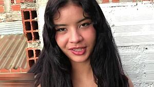 real amateur latina couple fucks hard, she rides to mutual orgasm creampie bliss