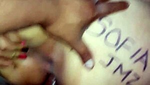 prostitute wife with big ass takes deep cock thrusts