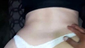 prostitute wife with big ass takes deep cock thrusts